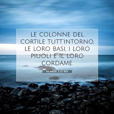 Numeri 3:37 Versetto della Bibbia Spiegato