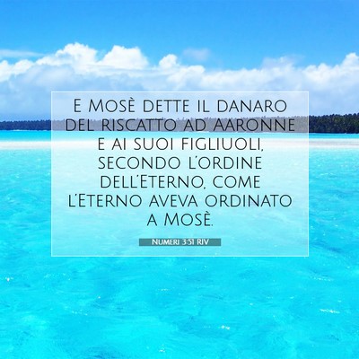 Numeri 3:51 Versetto della Bibbia Spiegato