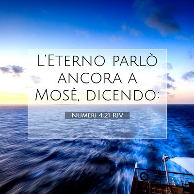 Numeri 4:21 Versetto della Bibbia Spiegato