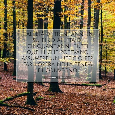 Numeri 4:39 Versetto della Bibbia Spiegato