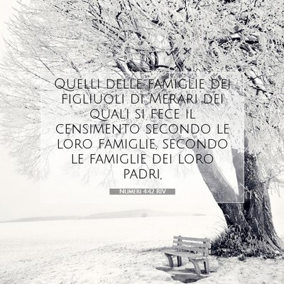 Numeri 4:42 Versetto della Bibbia Spiegato