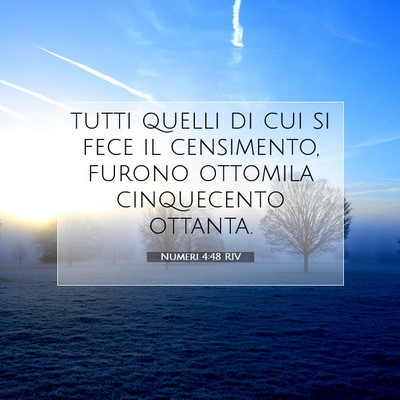 Numeri 4:48 Versetto della Bibbia Spiegato