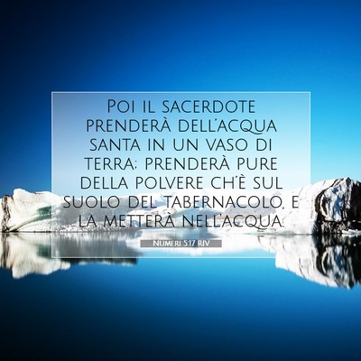 Numeri 5:17 Versetto della Bibbia Spiegato