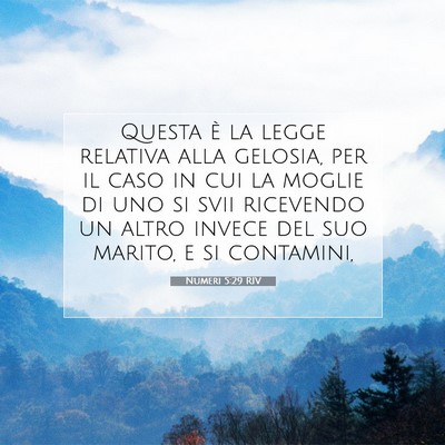 Numeri 5:29 Versetto della Bibbia Spiegato