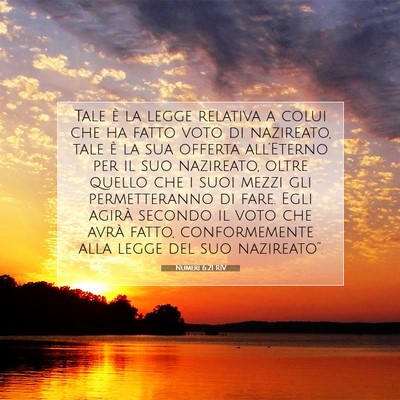 Numeri 6:21 Versetto della Bibbia Spiegato