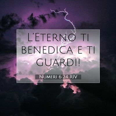 Numeri 6:24 RIV Immagine del Versetto della Bibbia