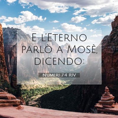 Numeri 7:4 Versetto della Bibbia Spiegato