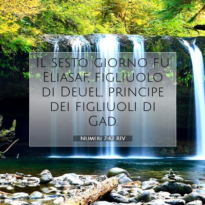 Numeri 7:42 Versetto della Bibbia Spiegato