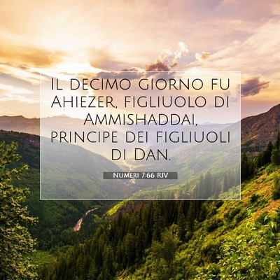 Numeri 7:66 RIV Immagine del Versetto della Bibbia