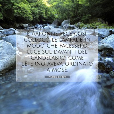Numeri 8:3 Versetto della Bibbia Spiegato