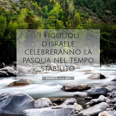 Numeri 9:2 Versetto della Bibbia Spiegato