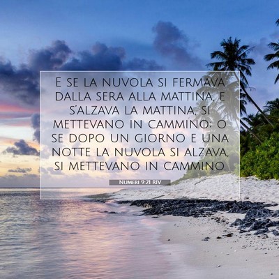 Numeri 9:21 Versetto della Bibbia Spiegato