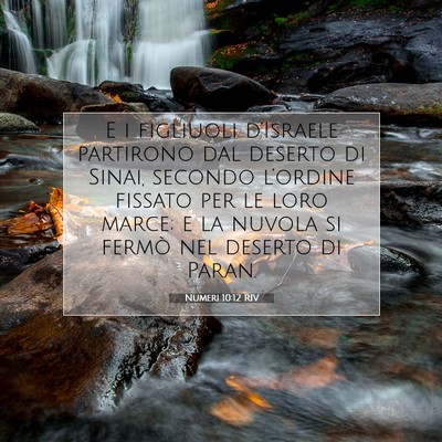Numeri 10:12 Versetto della Bibbia Spiegato