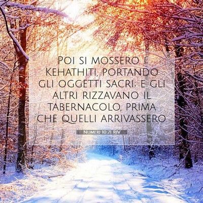 Numeri 10:21 Versetto della Bibbia Spiegato