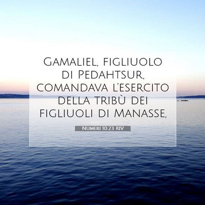 Numeri 10:23 Versetto della Bibbia Spiegato