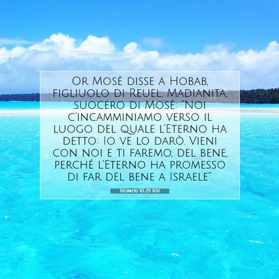 Numeri 10:29 Versetto della Bibbia Spiegato
