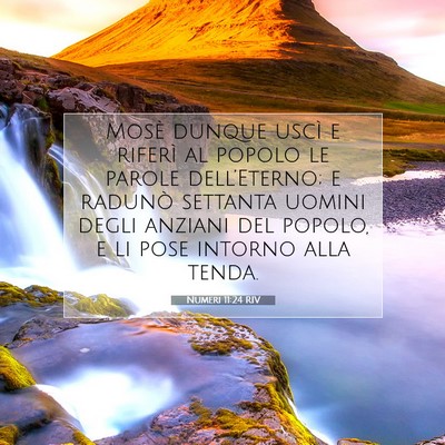 Numeri 11:24 Versetto della Bibbia Spiegato