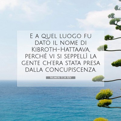 Numeri 11:34 Versetto della Bibbia Spiegato