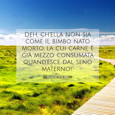 Numeri 12:12 Versetto della Bibbia Spiegato