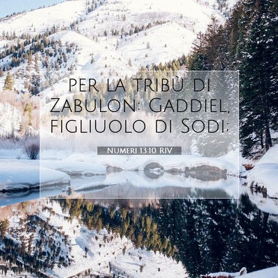 Numeri 13:10 Versetto della Bibbia Spiegato