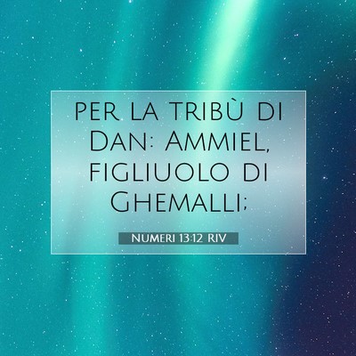 Numeri 13:12 Versetto della Bibbia Spiegato