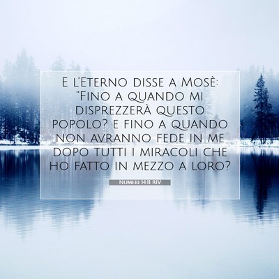 Numeri 14:11 Versetto della Bibbia Spiegato