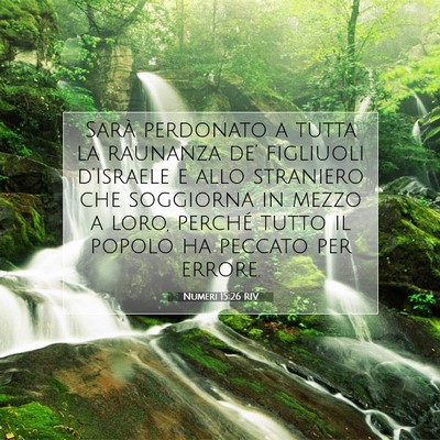 Numeri 15:26 Versetto della Bibbia Spiegato