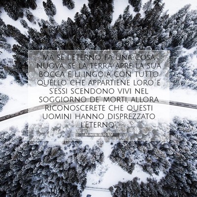 Numeri 16:30 Versetto della Bibbia Spiegato