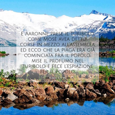Numeri 16:47 Versetto della Bibbia Spiegato