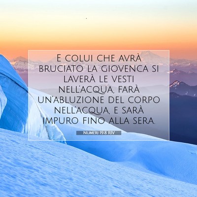 Numeri 19:8 Versetto della Bibbia Spiegato