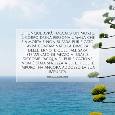 Numeri 19:13 Versetto della Bibbia Spiegato