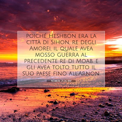 Numeri 21:26 Versetto della Bibbia Spiegato