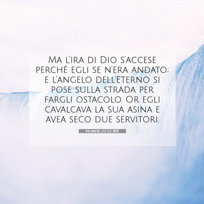 Numeri 22:22 Versetto della Bibbia Spiegato