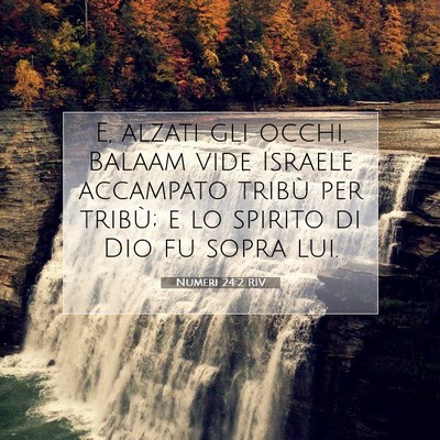 Numeri 24:2 RIV Immagine del Versetto della Bibbia