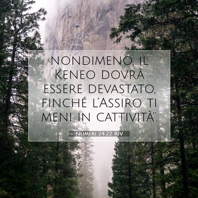 Numeri 24:22 Versetto della Bibbia Spiegato