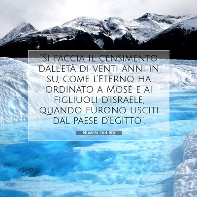 Numeri 26:4 Versetto della Bibbia Spiegato