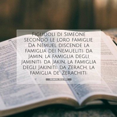 Numeri 26:12 Versetto della Bibbia Spiegato