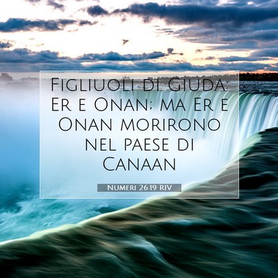 Numeri 26:19 Versetto della Bibbia Spiegato