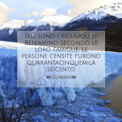 Numeri 26:41 Versetto della Bibbia Spiegato