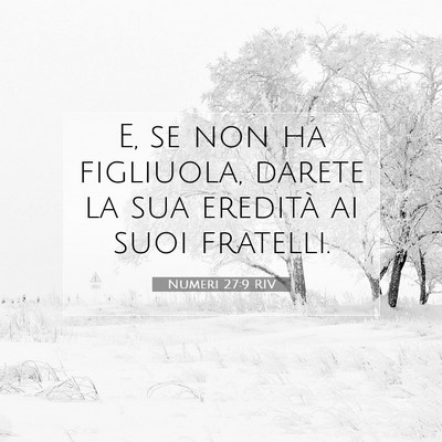Numeri 27:9 Versetto della Bibbia Spiegato