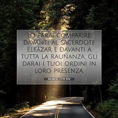 Numeri 27:19 Versetto della Bibbia Spiegato