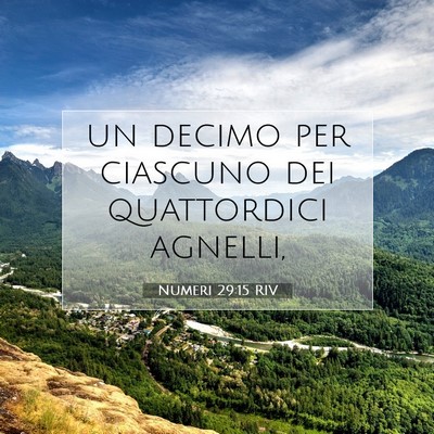 Numeri 29:15 Versetto della Bibbia Spiegato