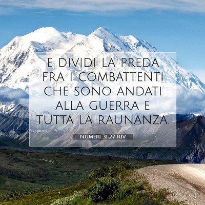 Numeri 31:27 Versetto della Bibbia Spiegato