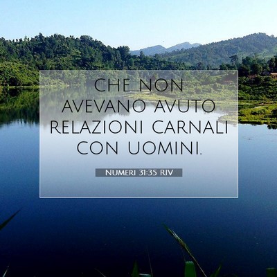Numeri 31:35 Versetto della Bibbia Spiegato