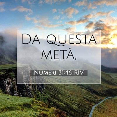 Numeri 31:46 Versetto della Bibbia Spiegato