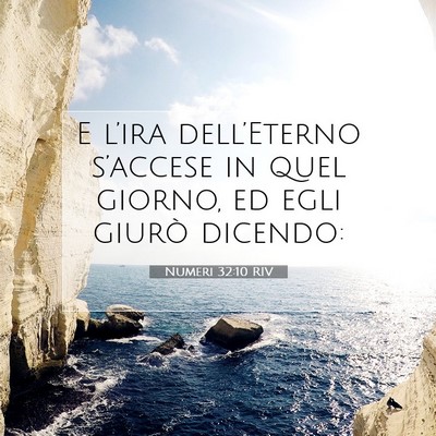 Numeri 32:10 Versetto della Bibbia Spiegato