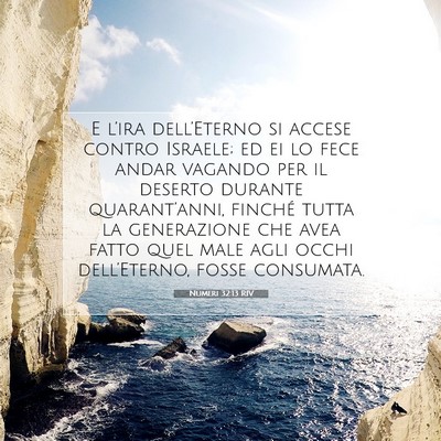 Numeri 32:13 Versetto della Bibbia Spiegato