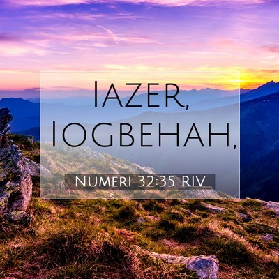 Numeri 32:35 Versetto della Bibbia Spiegato