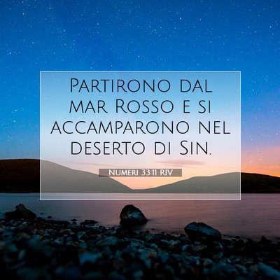 Numeri 33:11 Versetto della Bibbia Spiegato