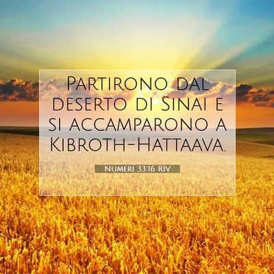 Numeri 33:16 Versetto della Bibbia Spiegato